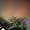 Polarlicht am 6. April 2000 in Falkenberg (Elster) - Aufnahme am parallaktisch montiertem Fernrohr