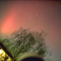Polarlicht am 6. April 2000 in Falkenberg (Elster) - Aufnahme am parallaktisch montiertem Fernrohr