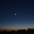 Venus Jupiter Mond 25-03-2012