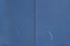 Mond + Venus am Tageshimme